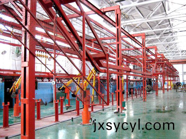 車橋(qiao)裝配線(xian)及(ji)物(wu)料輸送線(xian)